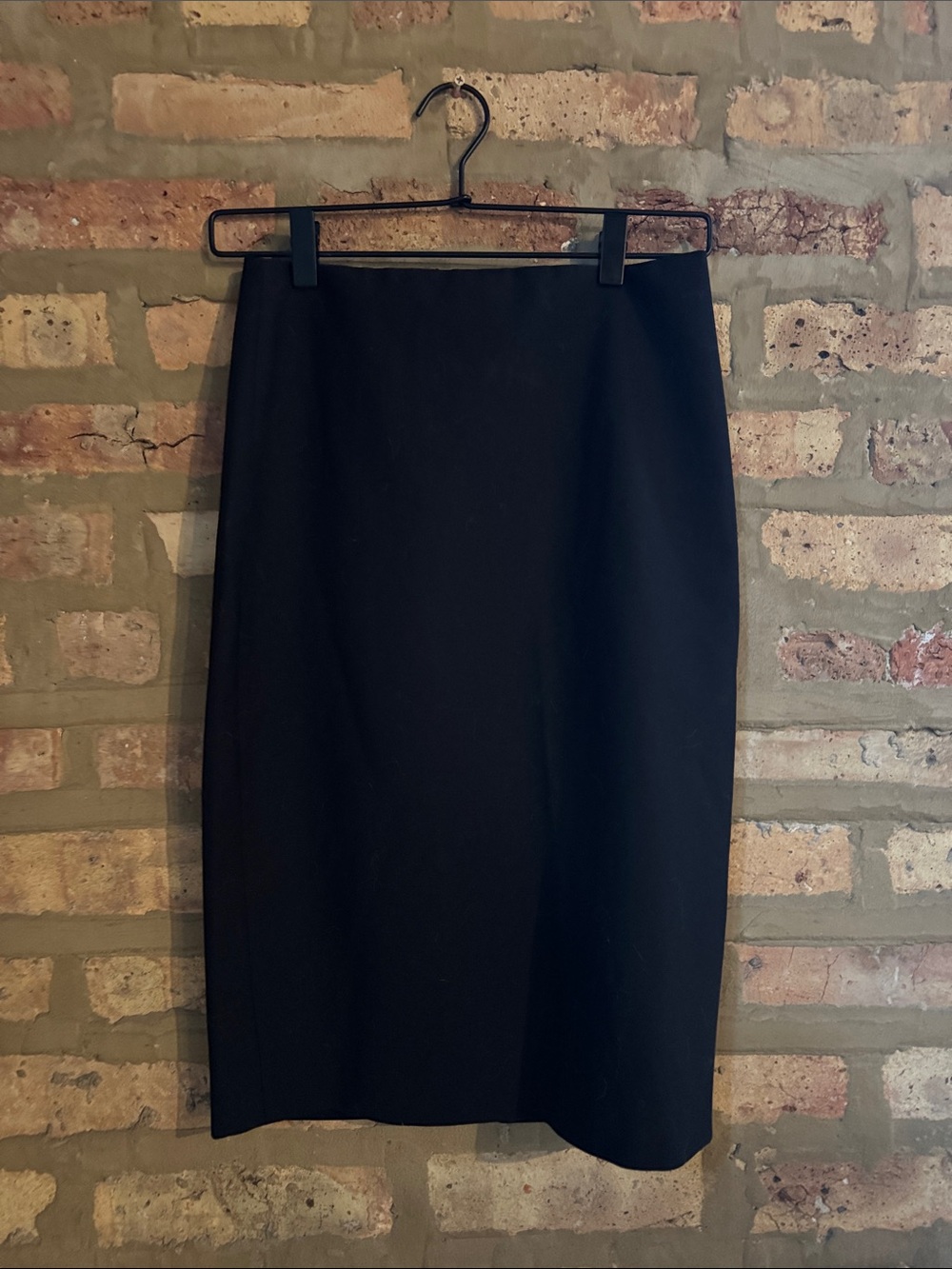 Elie Tahari Black Midi Skirt